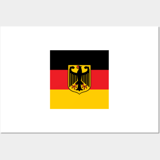 Germany flag Posters and Art